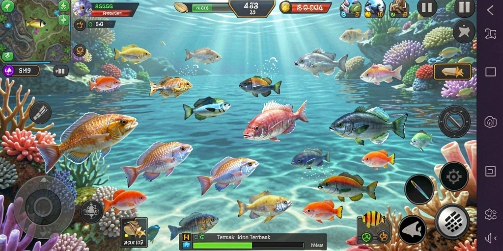 Tangkapan layar utama dari gameplay seru Tembak Ikan di 8G8G.