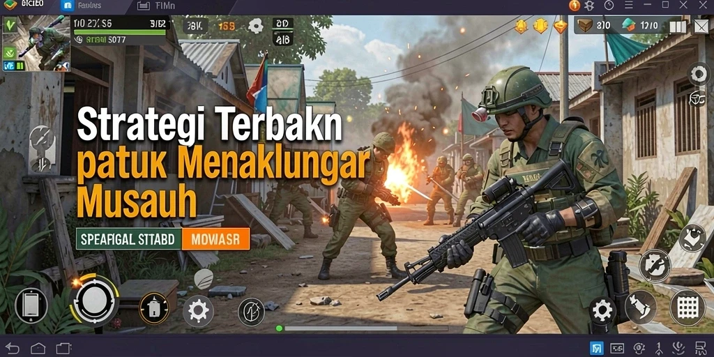 Screenshot gameplay <strong>8ID</strong> menampilkan aksi pertempuran yang intens dan taktis.
