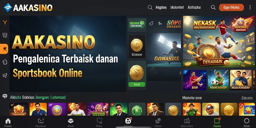 Tampilan gameplay seru AAKASINO saat taruhan berlangsung.