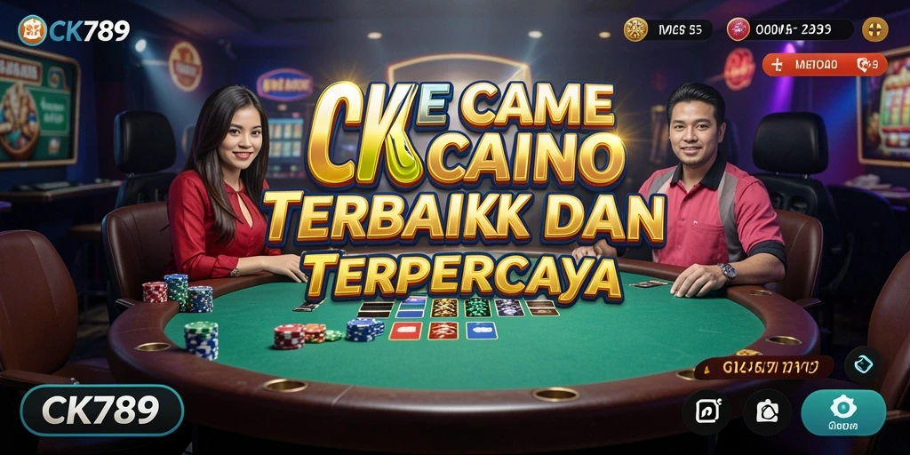 Tampilan gameplay Live Casino CK789 yang mendebarkan dan interaktif.