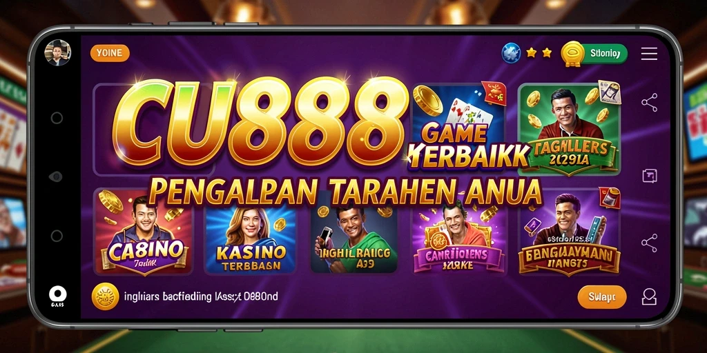 Tampilan menarik gameplay Kasino CU888 yang mengasyikkan.