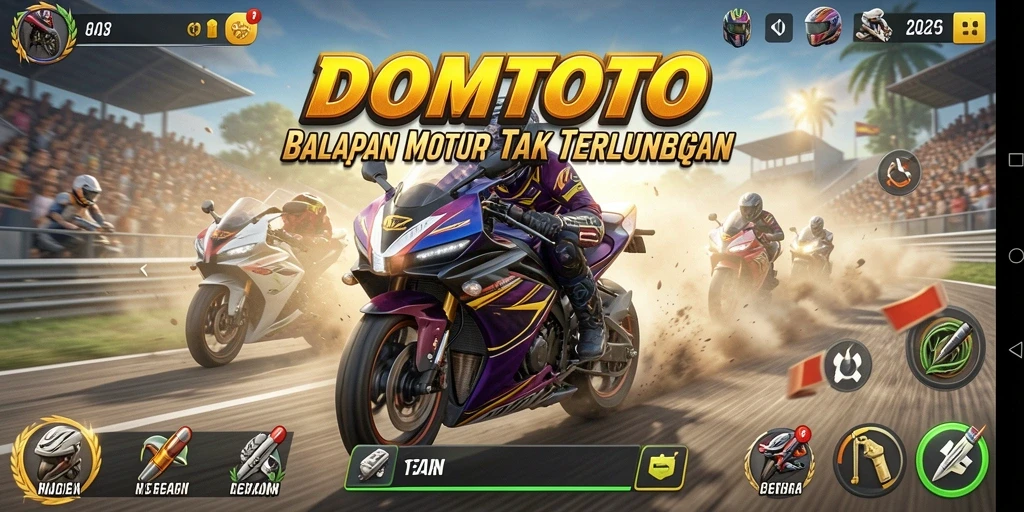 Trek balapan yang seru dan penuh tantangan di DOMTOTO.