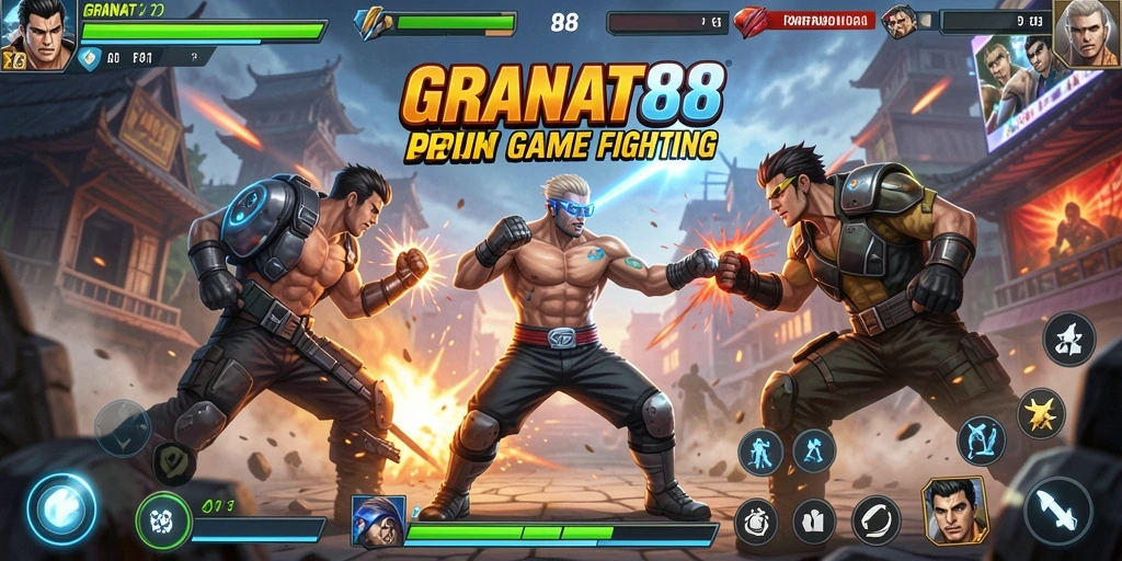 Tampilan gameplay seru dari GRANAT88 dengan pertarungan mendebarkan.