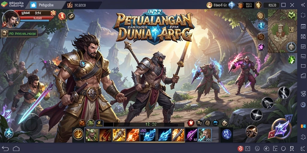 Gameplay dinamis IN22 dengan pertempuran seru dan karakter menawan.