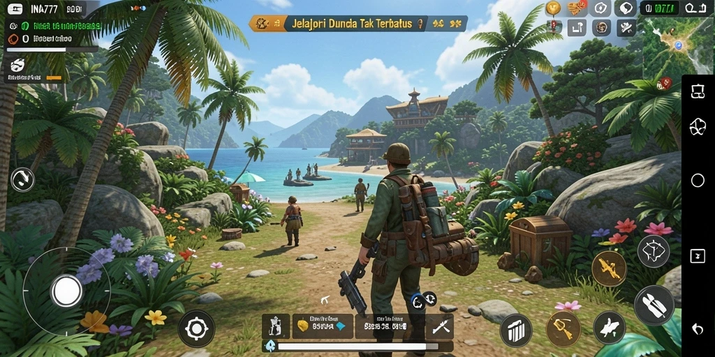Tampilan gameplay yang mengesankan dari INA777 yang penuh petualangan.