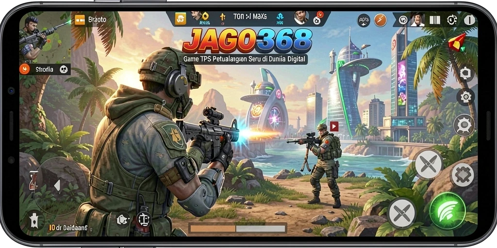 Tangkapan layar gameplay JAGO368 yang menunjukkan aksi seru dan gaya bertarung dinamis.