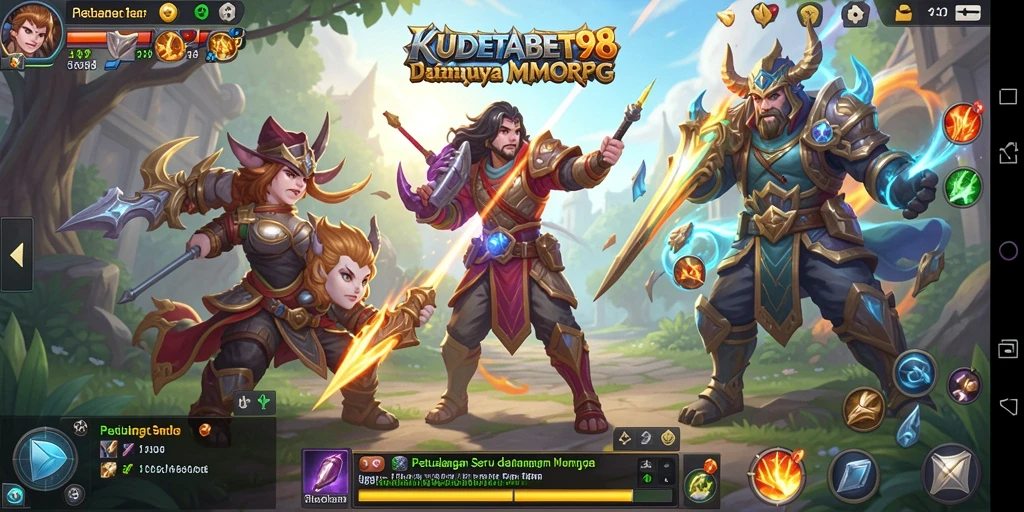 Gameplay seru dan interaktif di KUDETABET98, dunia MMORPG yang menakjubkan.