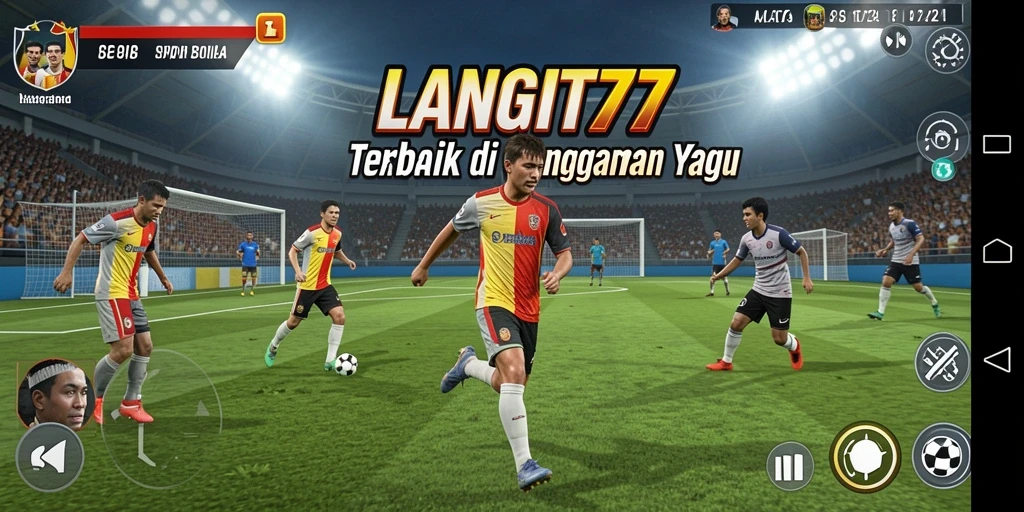 Tangkapan layar LANGIT77 menunjukkan pemain beraksi di lapangan hijau.