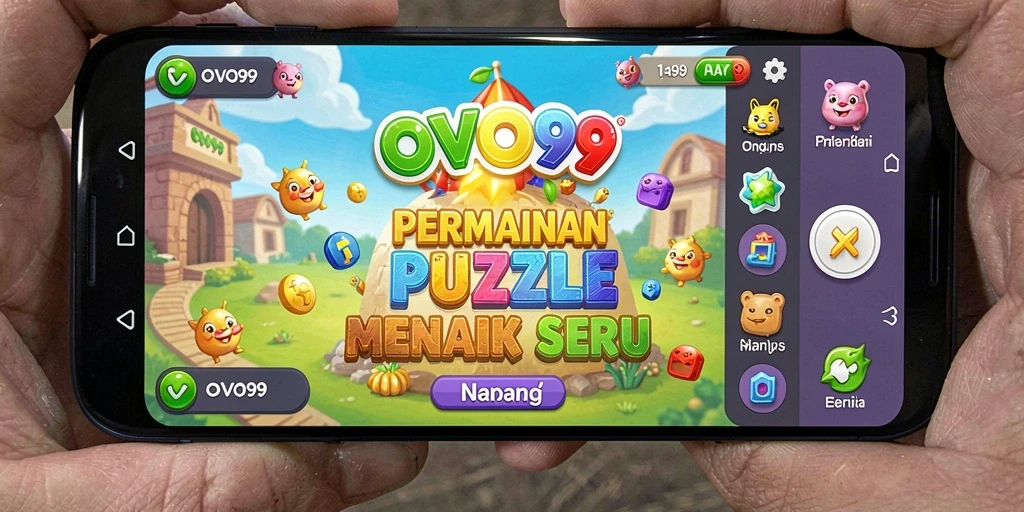 Screenshot dari gameplay OVO99 yang menampilkan tantangan puzzle yang menarik.
