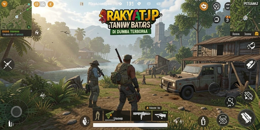 Screenshot RAKYATJP menunjukkan gameplay dunia terbuka yang mendebarkan.