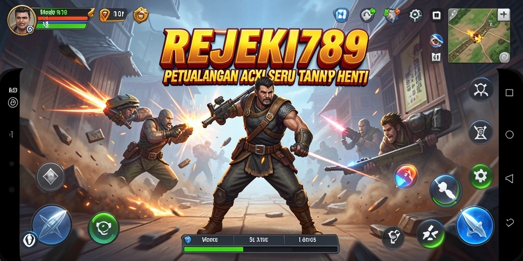 Tampilan seru dari gameplay REJEKI789 dengan aksi yang intens.