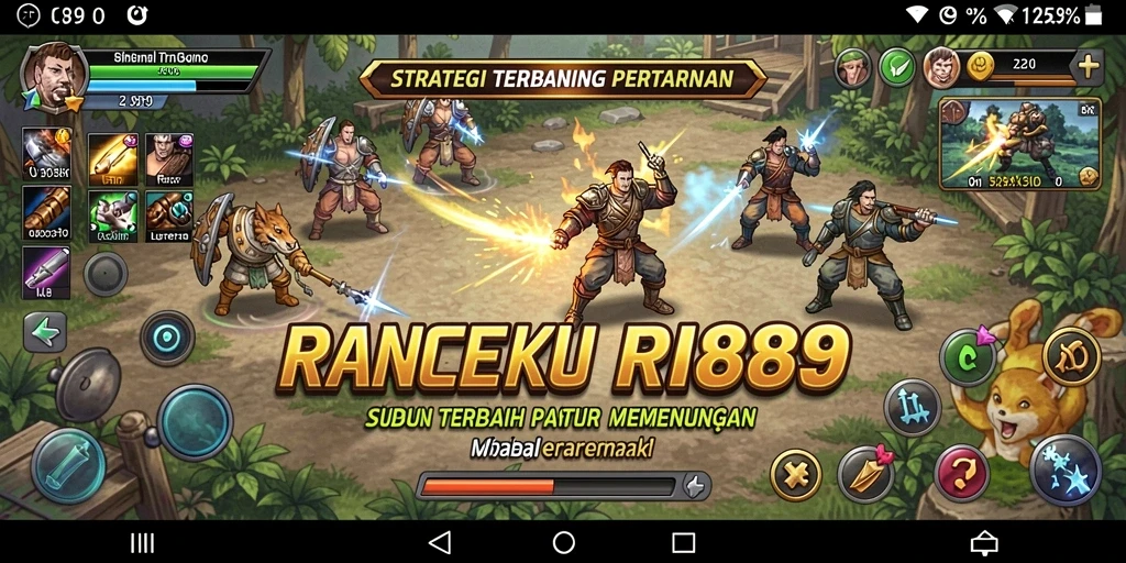 Tampilan gameplay RI889 yang mendebarkan dan strategis.