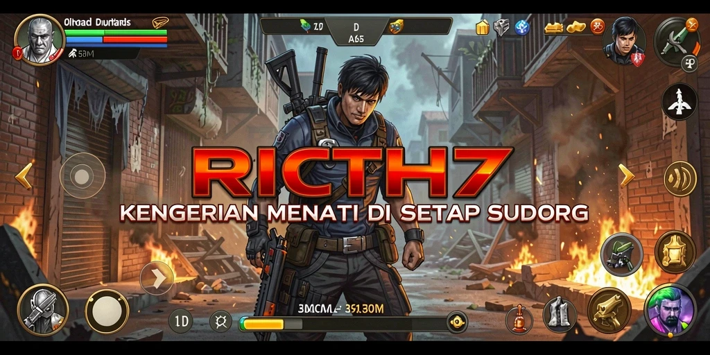 Screenshot RICH7 menampilkan gameplay mencekam dan penuh misteri.