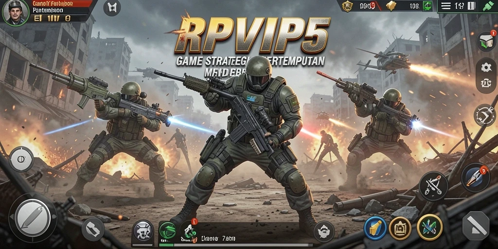 Tampilan menegangkan dalam pertempuran strategis RPVIP5.