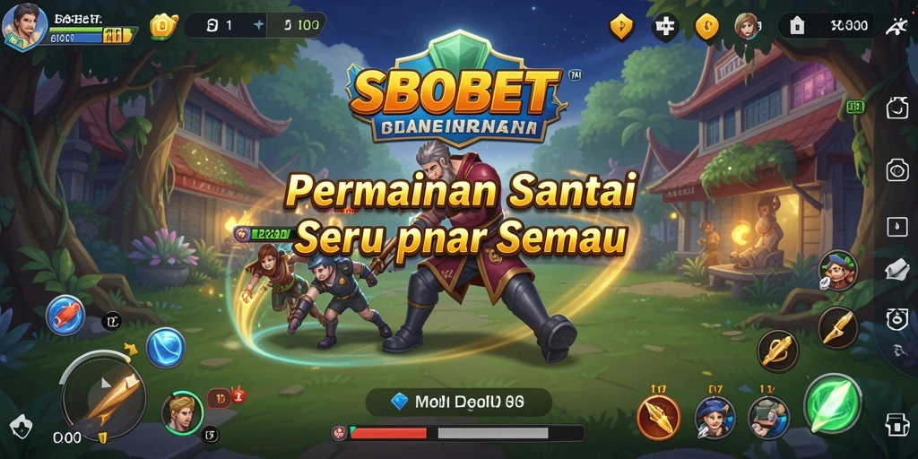 Screenshot gameplay SBOBET yang menggambarkan keseruan permainan Casual.