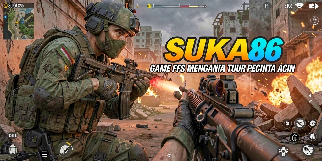 Tampilan gameplay intens dari SUKA86 dengan aksi yang mendebarkan.