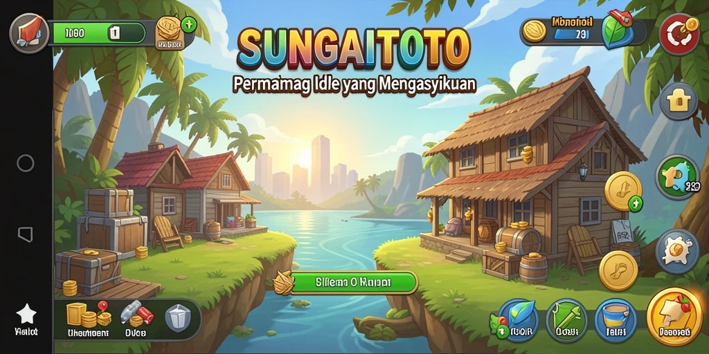 Tangkapan layar gameplay SUNGAITOTO yang menunjukkan mekanisme idle yang menarik.