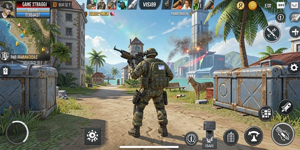 Gameplay mendebarkan dalam VISA89 dengan strategi yang intens.