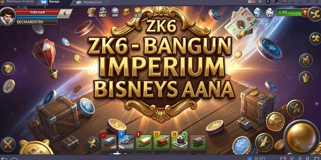 Tampilan gameplay ZK6 yang menampilkan manajemen bisnis Tycoon.
