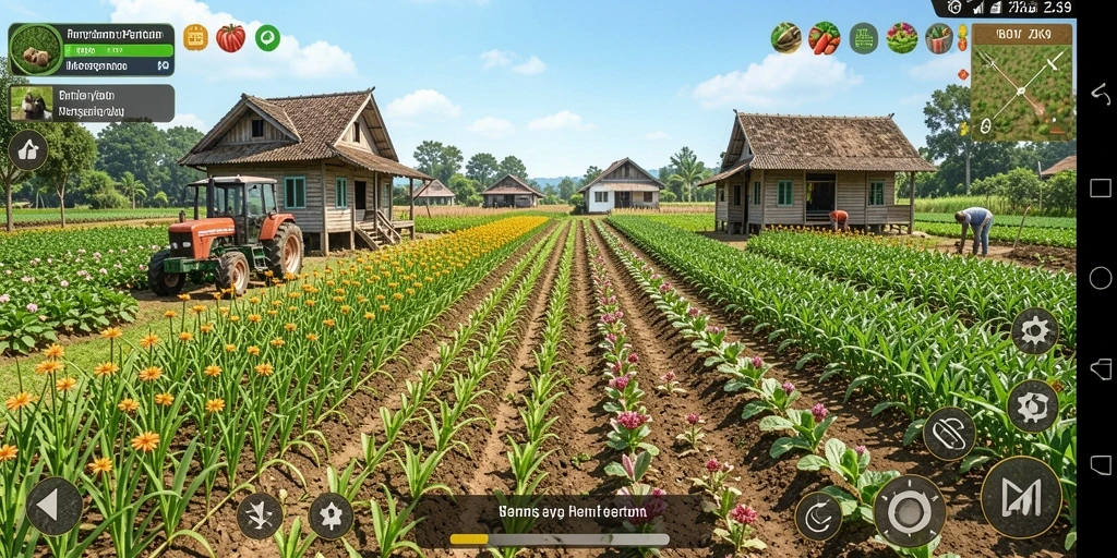Tampilan menarik dari gameplay ZK9 dengan suasana pedesaan.